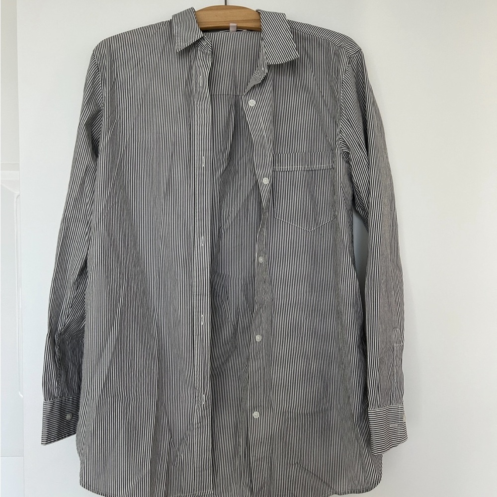 Sunday Best pinstripe button down shirt